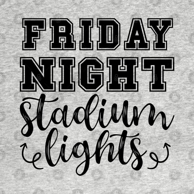 Friday Night Stadium Lights Football by GlimmerDesigns